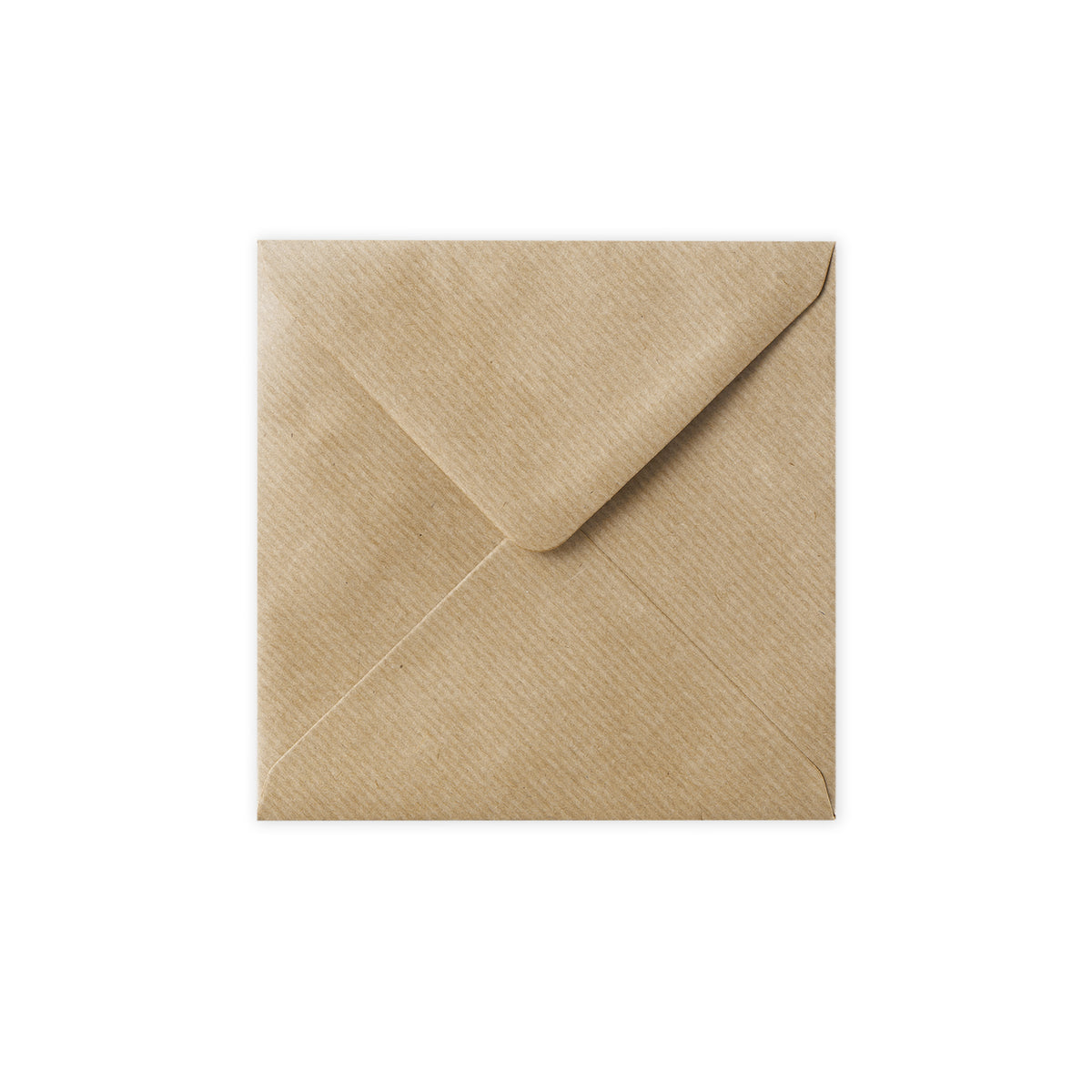 Enveloppe kraft striée 140x140 mm