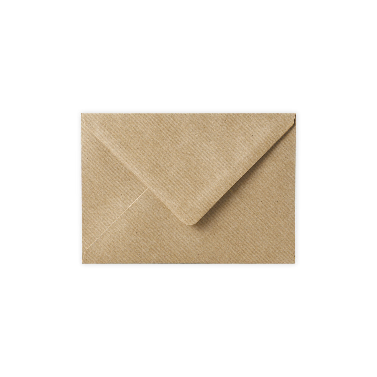 Enveloppe kraft striée 114x162 mm (C6)