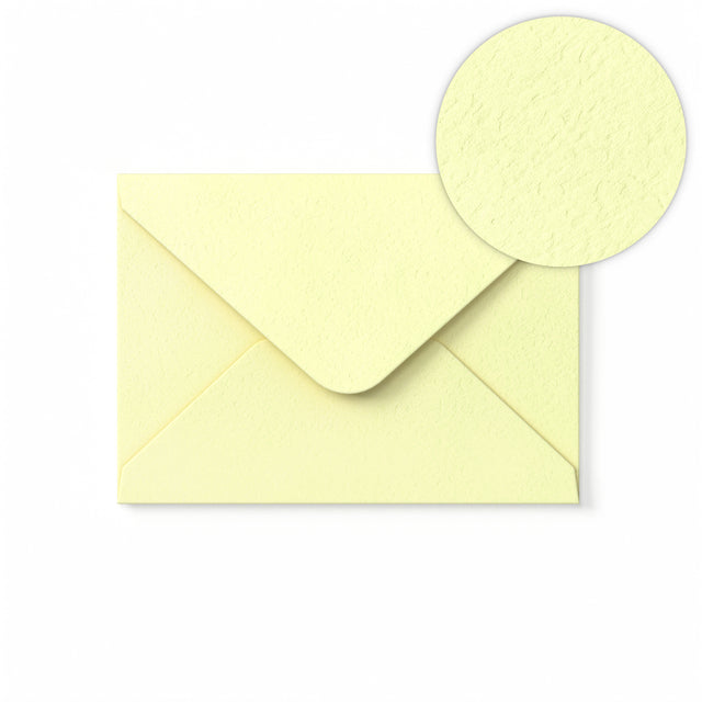 Ivory Envelope Hammered Texture 133x184 mm