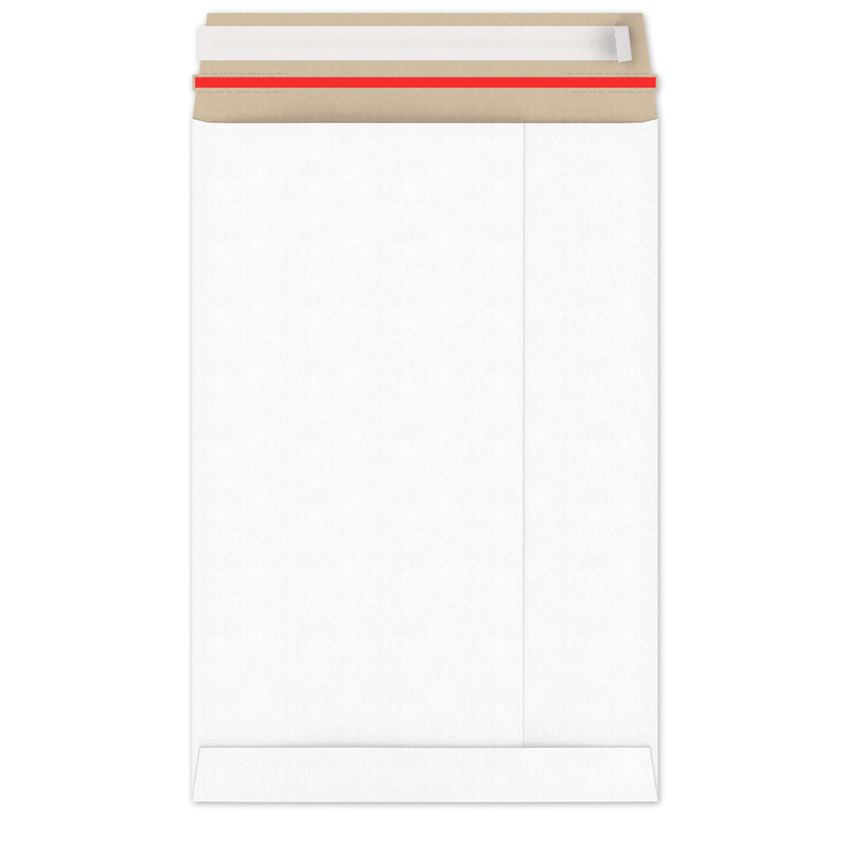 Enveloppes blanches en carton rigide