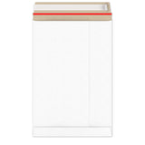 Enveloppes blanches en carton rigide