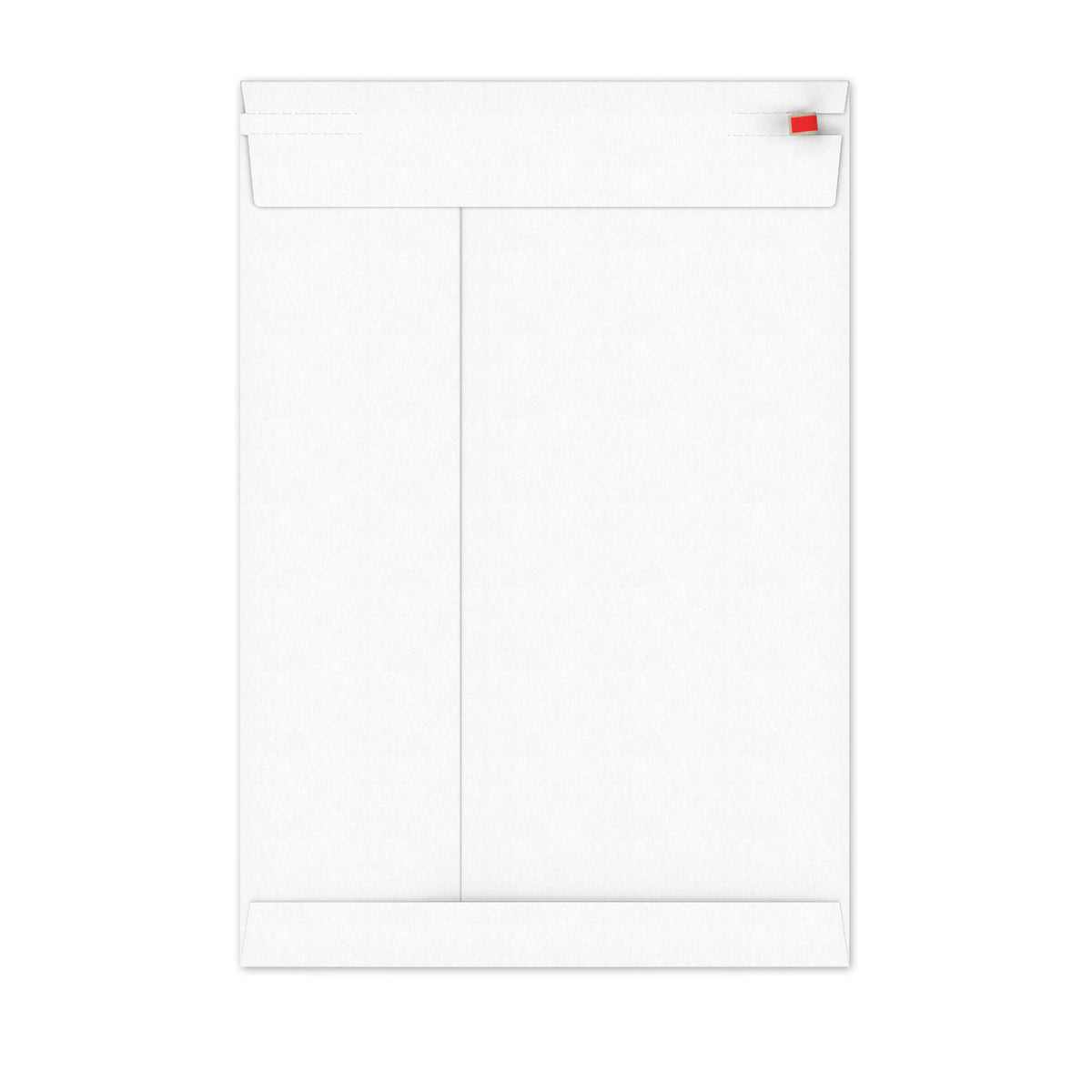 Enveloppes blanches en carton rigide
