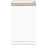 Enveloppes blanches en carton rigide