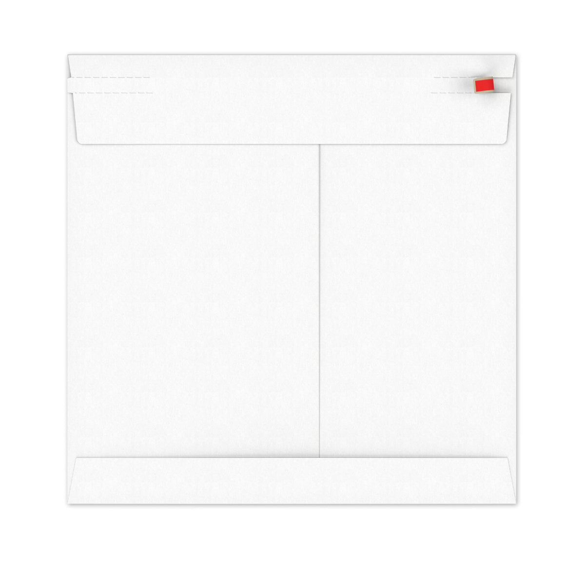 Enveloppes blanches en carton rigide