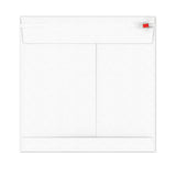 Enveloppes blanches en carton rigide