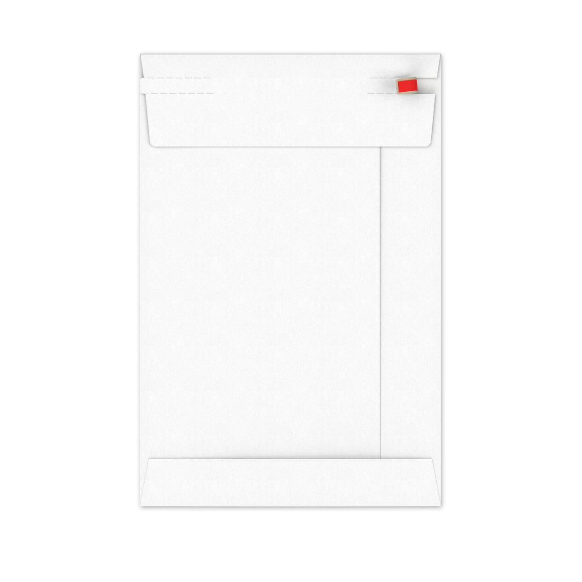 Enveloppes blanches en carton rigide