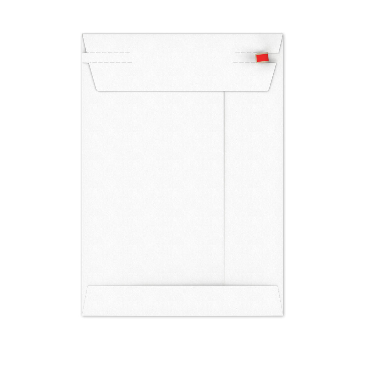 Enveloppes blanches en carton rigide