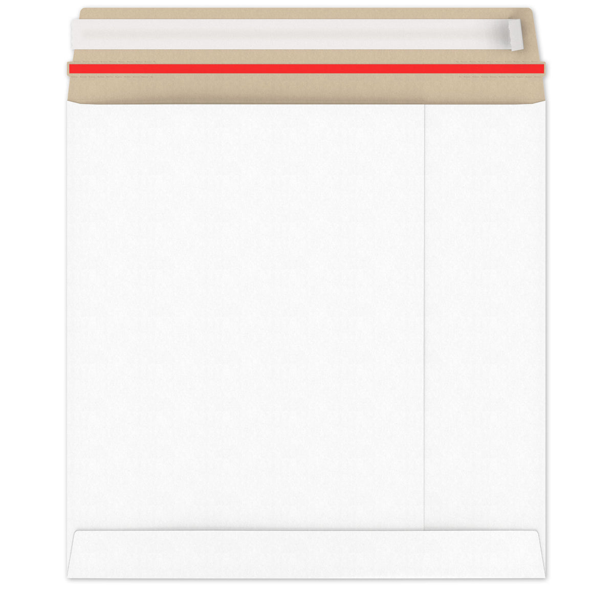 Enveloppes blanches en carton rigide
