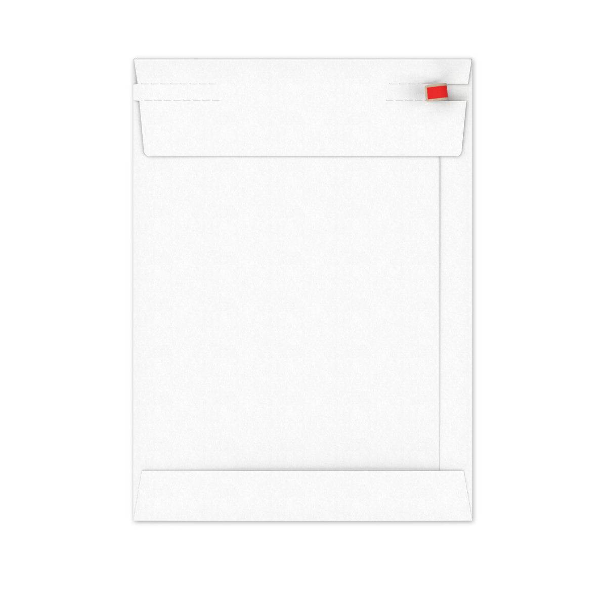 Enveloppes blanches en carton rigide