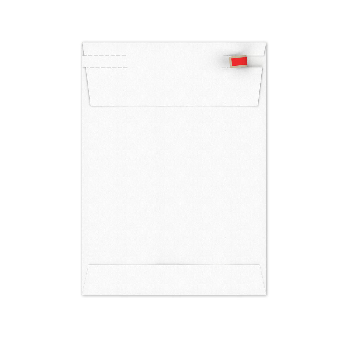 Enveloppes blanches en carton rigide