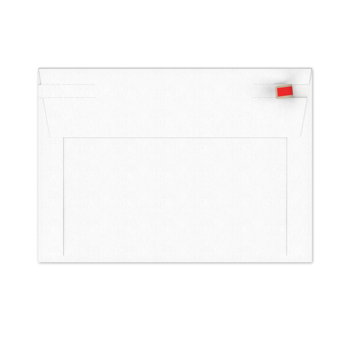 Enveloppes blanches en carton rigide