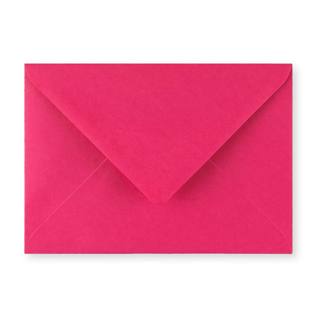 Fuschia Pink Gummed V-Flap Greeting Card Envelope (125 x 175mm)
