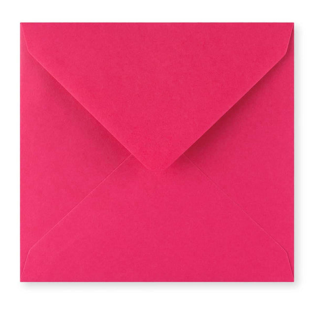 Fuschia Pink Gummed Greeting Card Envelope (155 x 155mm)