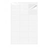 Étiquettes adhésives rectangulaires