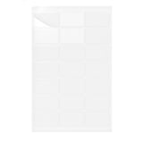 Étiquettes adhésives rectangulaires