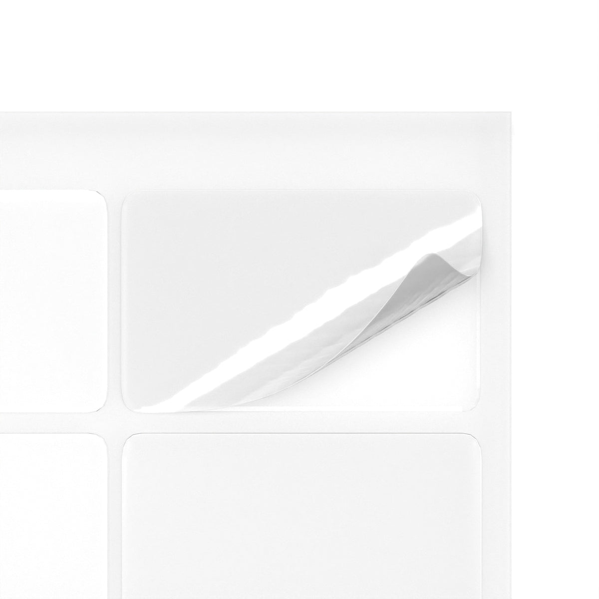 Étiquettes adhésives rectangulaires