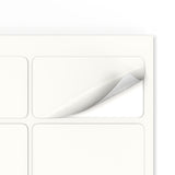 Étiquettes adhésives rectangulaires