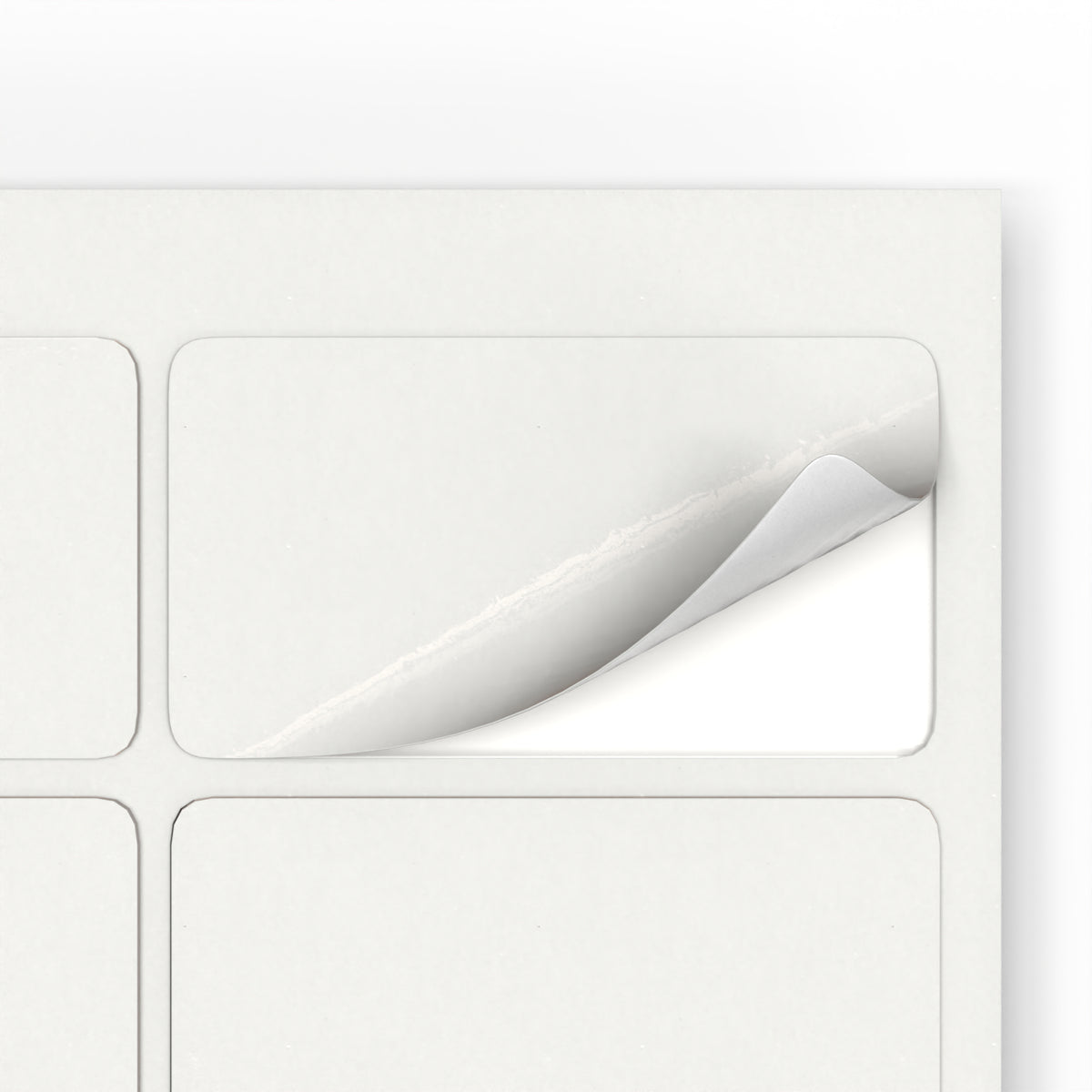 Étiquettes adhésives rectangulaires