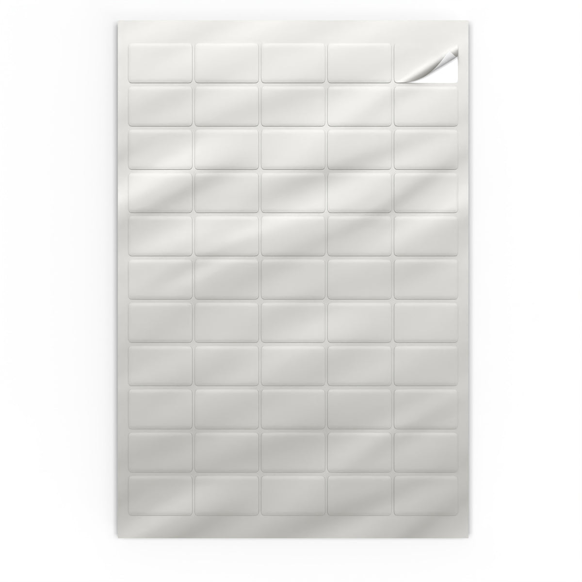 Étiquettes adhésives rectangulaires
