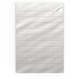 Étiquettes adhésives rectangulaires
