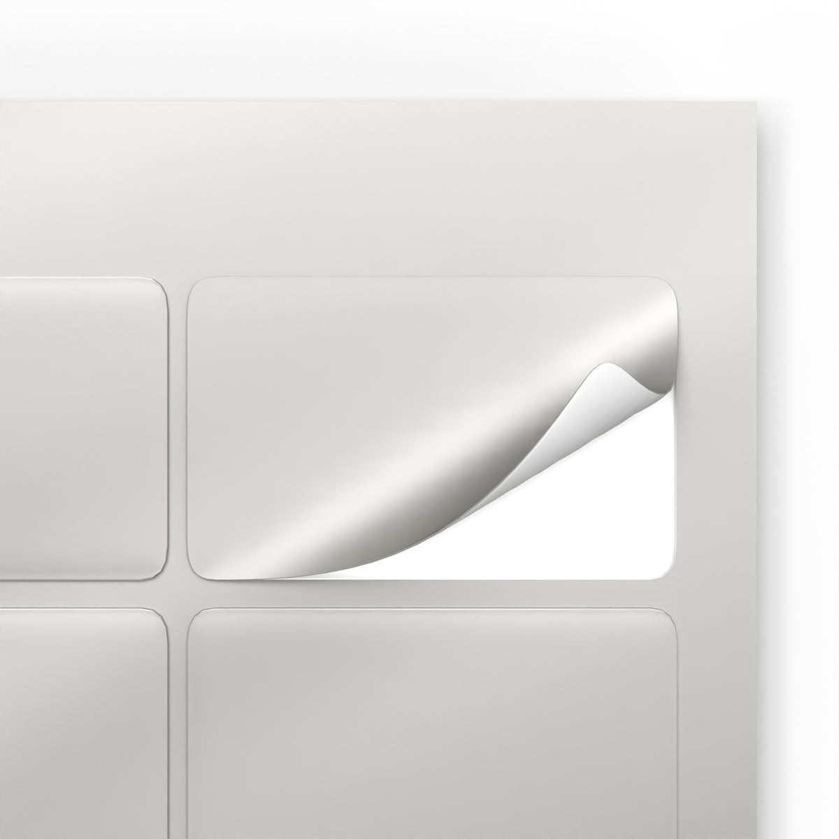 Étiquettes adhésives rectangulaires
