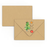 Enveloppe de Noël Sapin de Noël