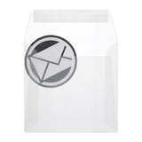 Enveloppes colorées en papier calque