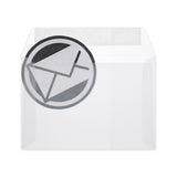 Enveloppes colorées en papier calque