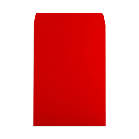 Enveloppe rouge en carton rigide 324X229 mm (C4)