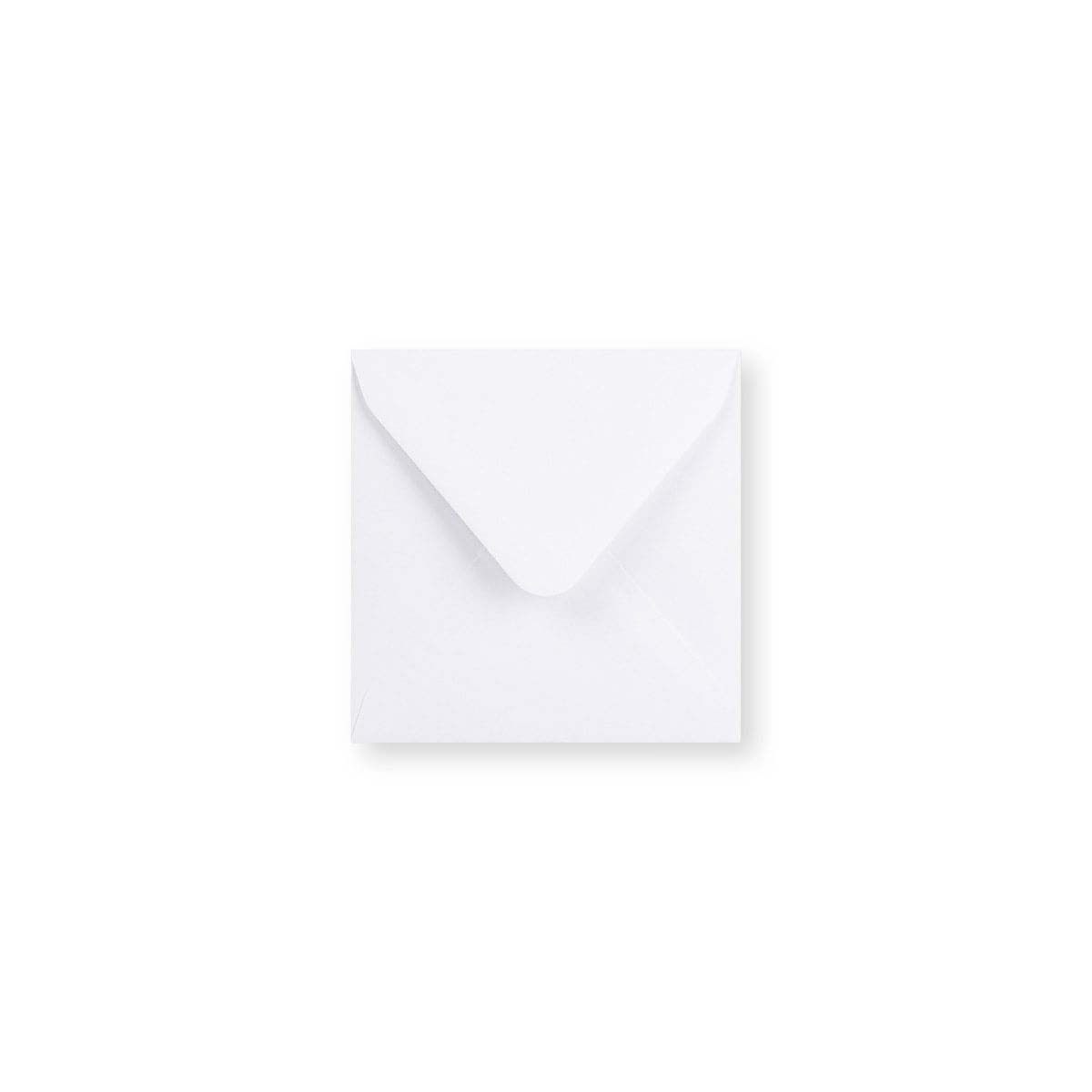 Enveloppe blanche - Rabat Pointu 105x105 mm