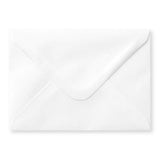 Enveloppe blanche - Rabat Pointu 120x165 mm