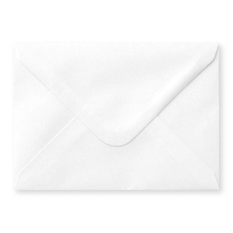 Enveloppe blanche - Rabat Pointu 120x165 mm