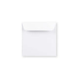 Enveloppe blanche - Rabat Droit 120x120 mm