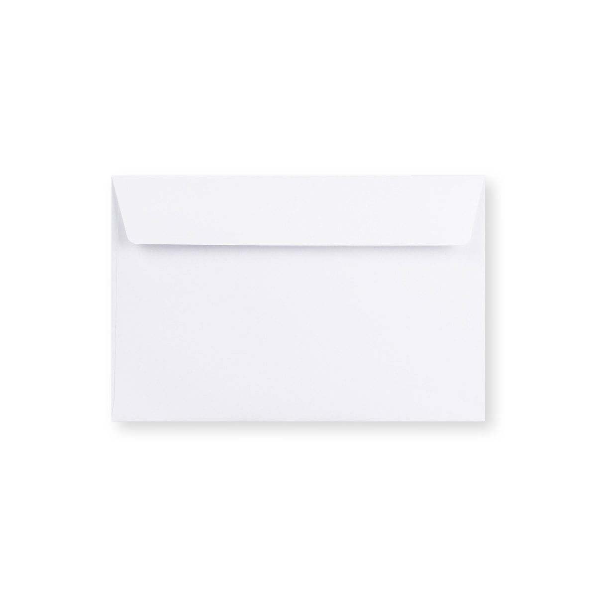 Enveloppe blanche - Rabat Droit 121x184 mm