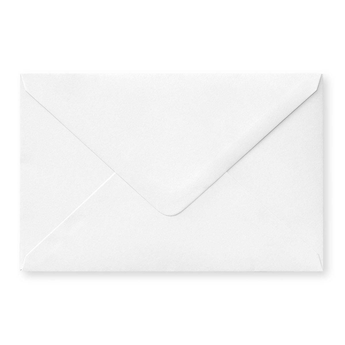 Enveloppe blanche - Rabat Pointu 121x184 mm