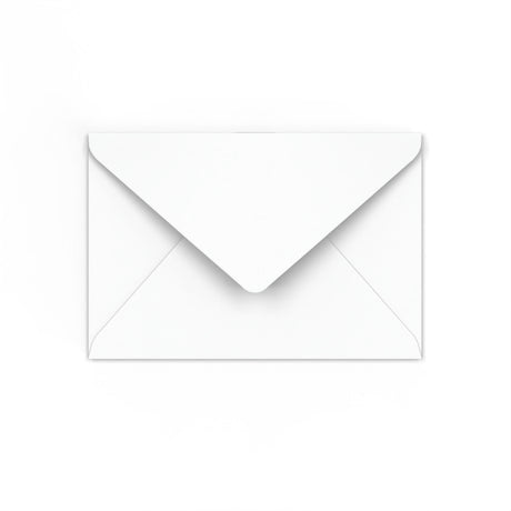 Enveloppe blanche - Rabat Pointu 127x190 mm