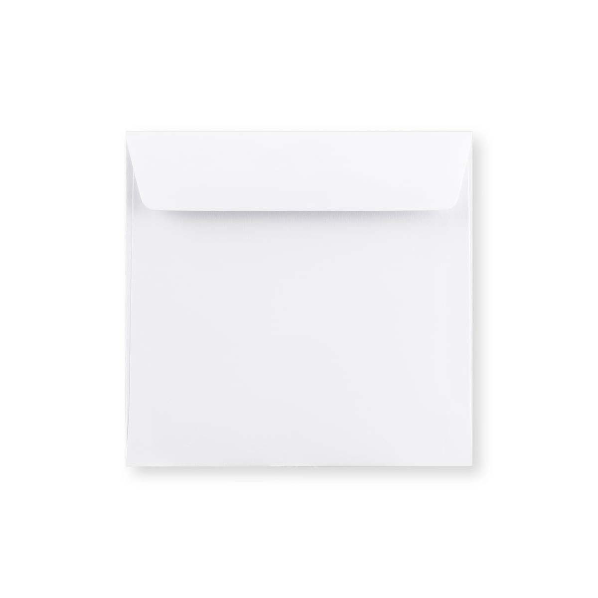 Enveloppe blanche - Rabat Droit 155x155 mm