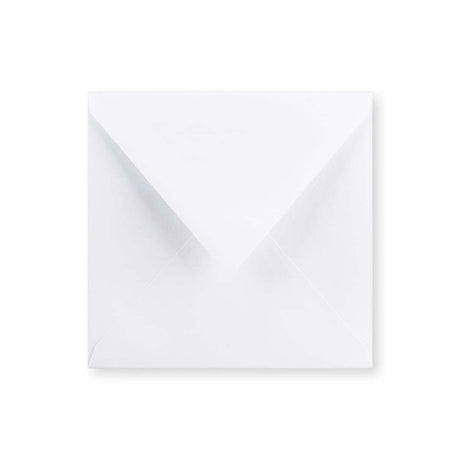 Enveloppe blanche - Rabat Pointu 165x165 mm