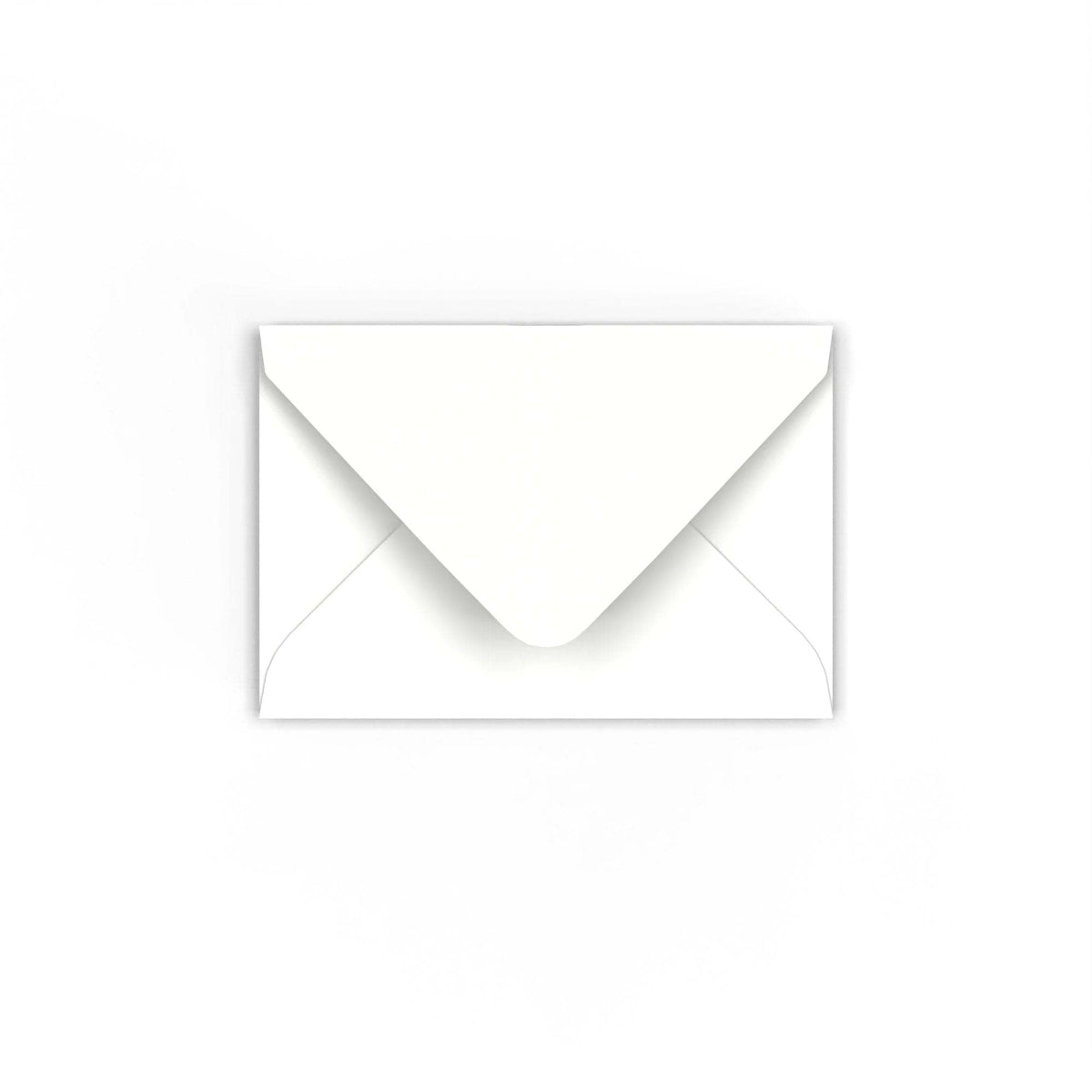 Enveloppe blanche - Rabat Pointu 65x94 mm