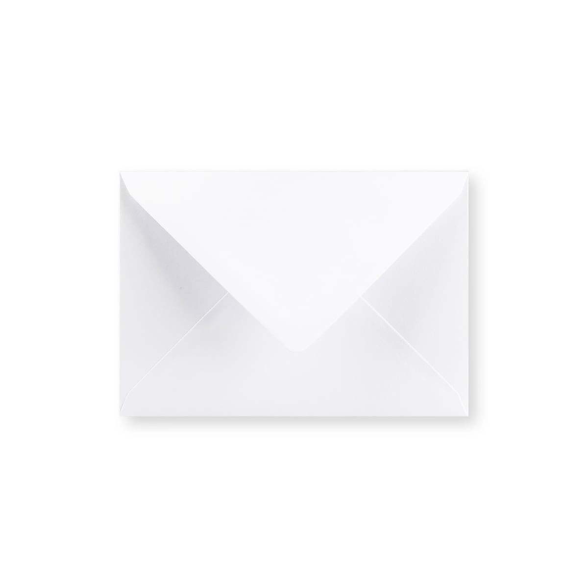 Enveloppe blanche - Rabat Pointu 114x162 mm (C6)