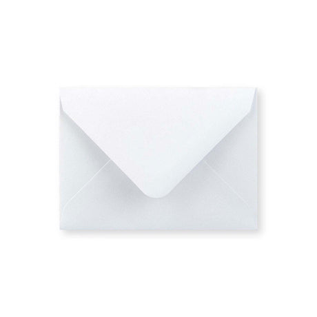 Enveloppe blanche - Rabat Pointu 82x113 mm (C7)