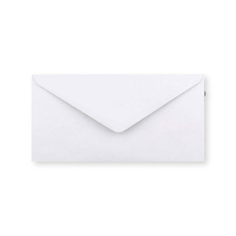 Enveloppe blanche - Rabat Pointu 110x220 mm (DL)