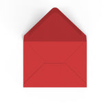 Enveloppe rouge cerise 133x184 mm