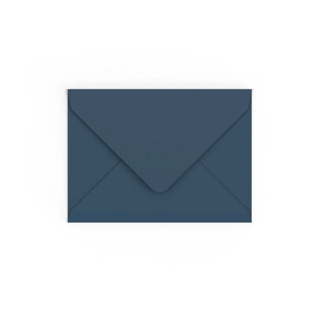 Navy Blue British Made Gummed V-Flap Envelope (133 x 184mm)