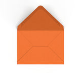 Enveloppe orange feu 133x184 mm
