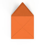 Enveloppe orange feu 155x155 mm