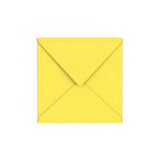 Enveloppe jaune tournesol 155x155 mm