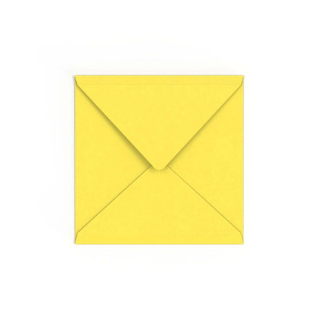 Enveloppe jaune tournesol 155x155 mm