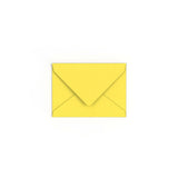 Enveloppe jaune tournesol 82x113 mm (C7)