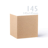 Cartes et enveloppes kraft - lot